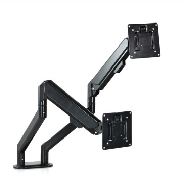 Customized 13-32 inch Dual Screen Monitor Computer Arm Rotating Lifting Telescopic Stand Bracket for Monitor